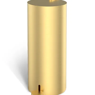 Kosz z pedałem Decor Walther BIN 3 złoty mat