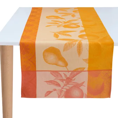 Bieżnik bawełniany Le Jacquard Français Arrière-Pays Melon