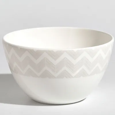 Miseczka do ryżu Missoni Zig Zag White, zestaw 6 szt.