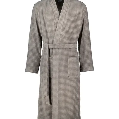 Szlafrok męski kimono Cawö 5508-779 Graphit 48-60