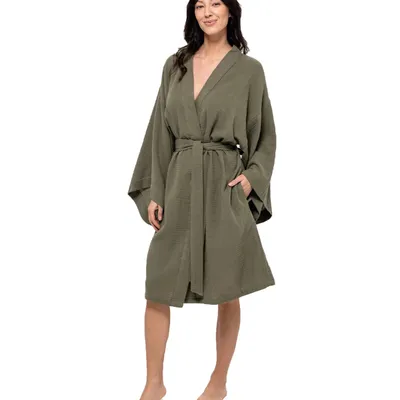 Szlafrok unisex kimono Möve Zen 061 Green L/XL