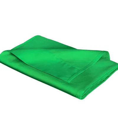 Prześcieradło satynowe bez gumki Fleuresse Colours 9100-7048 Zielona Trawa