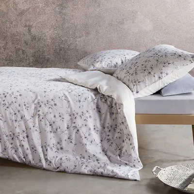 Pościel satyna szwajcarska Fleuresse Black Premium 534498-7 Silber