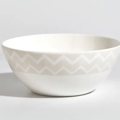Miska do zupy Missoni Zig Zag White, zestaw 6 szt.