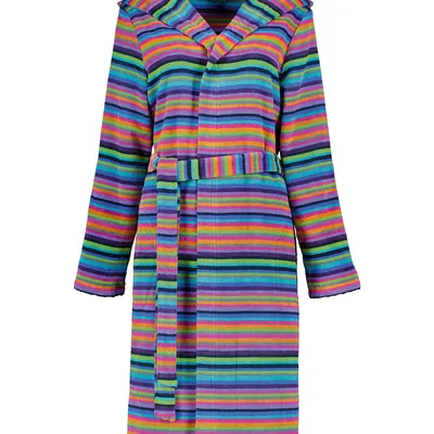 Szlafrok damski z kapturem Cawö 1454-14 Multicolor 36-46