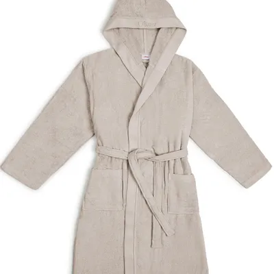 Szlafrok z kapturem unisex s.Oliver 1513-350 Natur