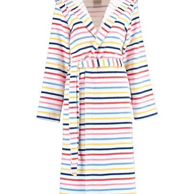 Szlafrok damski z kapturem Cawö 3344-62 Multicolor 36-48