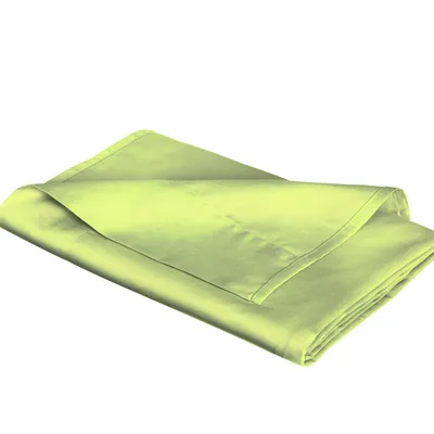 Prześcieradło satynowe bez gumki Fleuresse Colours 9100-7041 Zielone Jabłko