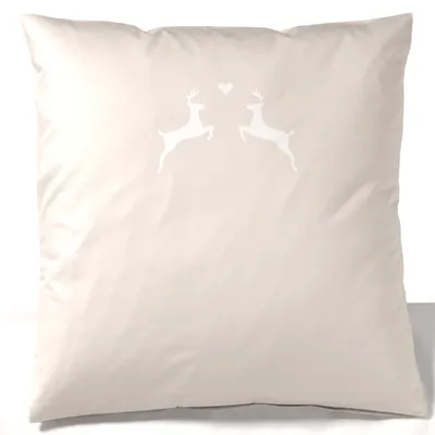 Poszewka flanelowa Elegante Hirsche 26010-07 Natur