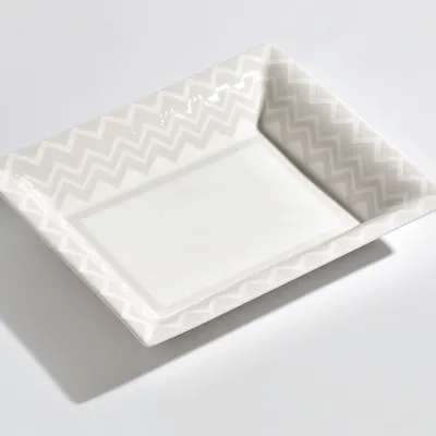 Półmisek prostokątny Missoni Zig Zag White Luxury Box