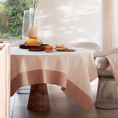 Obrus bawełniany Le Jacquard Français Jardin D'Eden Chair