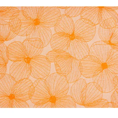 Podkładki na stół Le Jacquard Français A La Carte Fleurs Papillons 4 szt. Clementine