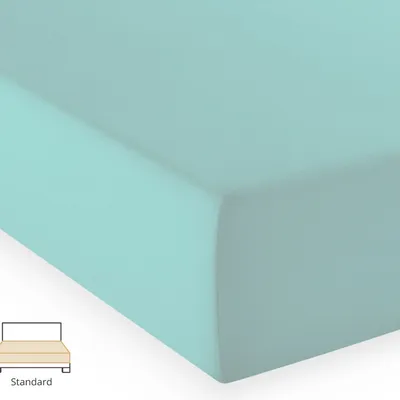 Prześcieradło jersey Fleuresse Comfort 1117-6078 Aqua
