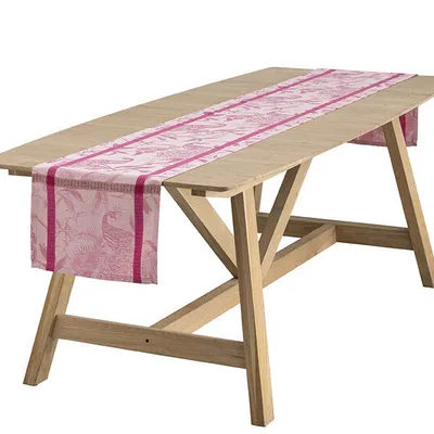 Bieżnik lniany Le Jacquard Français À L'orangerie Magnolia