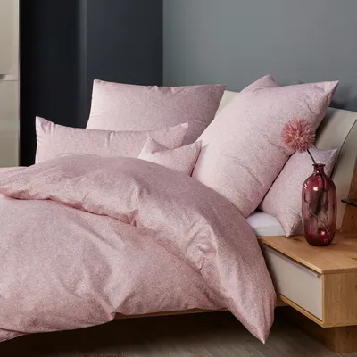 Pościel jersey Janine Carmen S 55106-01 Rosa-Beere