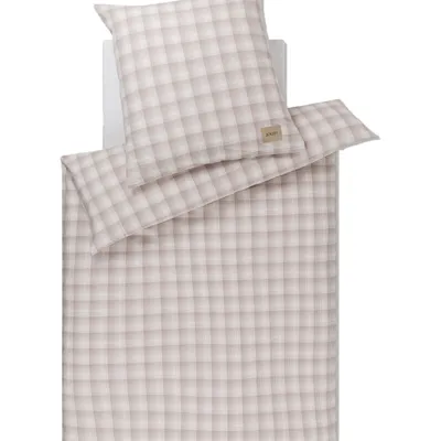 Pościel flanelowa JOOP! Soft Checks 45000-07 Cream