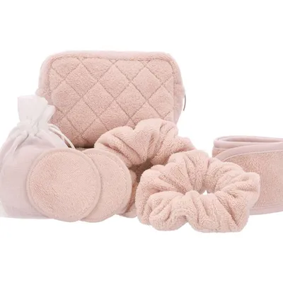 Kosmetyczka z zestawem akcesoriów Vossen Beauty Bag 2140 pearl skin