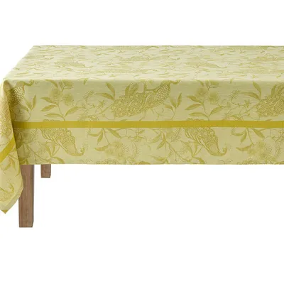 Obrus lniany Le Jacquard Français À L'orangerie Mimosa