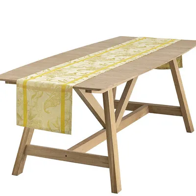 Bieżnik lniany Le Jacquard Français À L'orangerie Mimosa