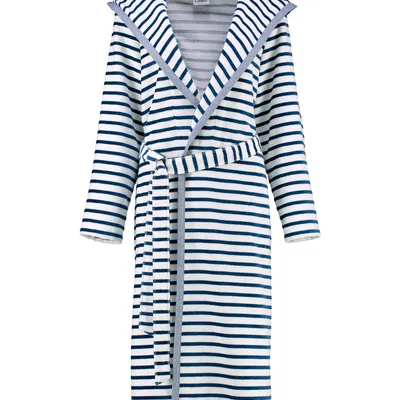 Szlafrok damski z kapturem Cawö 6596-16 Navy 36-48