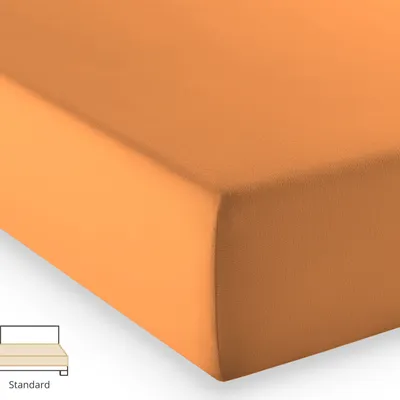 Prześcieradło jersey Fleuresse Comfort 1117-2044 Pomarańczowy