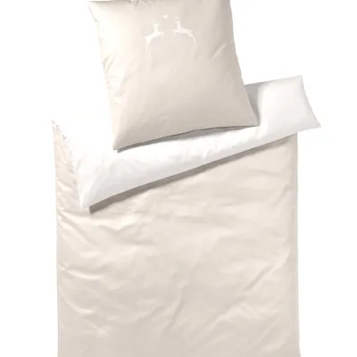 Pościel flanelowa Elegante Hirsche 26010-07 Natur