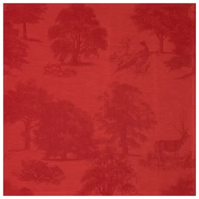 Serwetki lniane Le Jacquard Français Souveraine Carmin 4 szt.