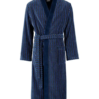 Szlafrok męski kimono Cawö 4851-11 Blau 48-58