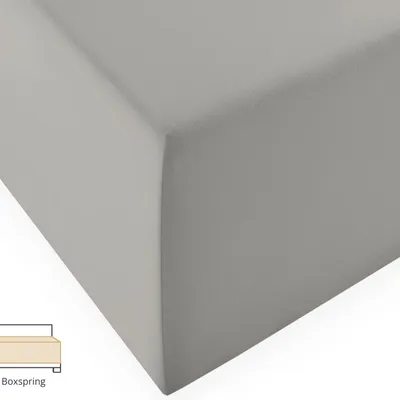 Prześcieradło na wysoki materac Fleuresse Comfort XL 1119-9021 Szary