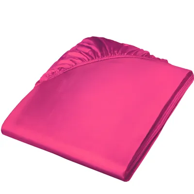 Prześcieradło satynowe z gumką Fleuresse Colours 9100-4512 Cassis