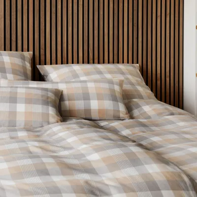 Pościel flanelowa Elegante Watson 26002-07 Camel