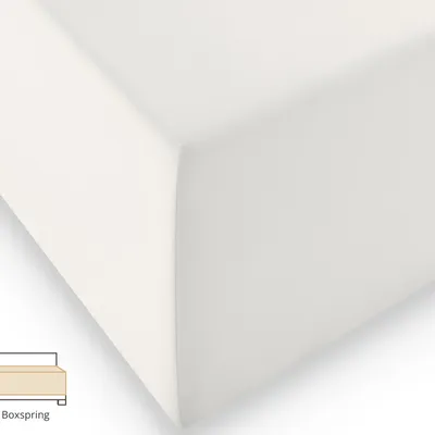 Prześcieradło na wysoki materac Fleuresse Comfort XL 1119-1109 Naturalny Biały