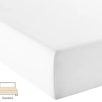 Prześcieradło jersey Fleuresse Comfort 1117-1000 Biały