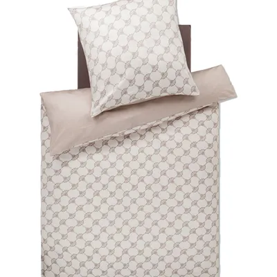 Pościel satyna bawełniana JOOP! Cornflower Double 4083-77 Light Cream