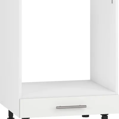 BELLA DP-60/82 szafka dolna pod zabudowę piekarnika front: biały mat szuflada