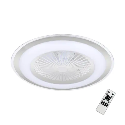 Lampowentylator ZEPHYR SILVER 48W LED+ PILOT