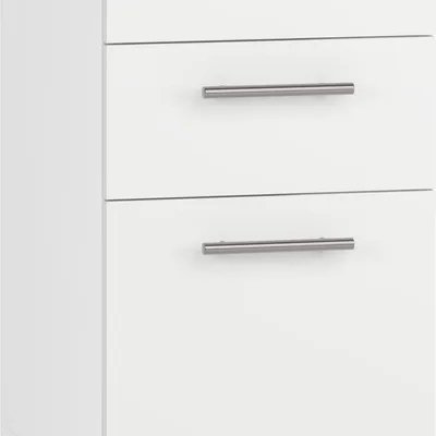 BELLA D3S-40/82 szafka dolna z szufladami, mechanizm Hettich front: biały mat