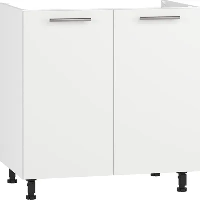 BELLA DK-80/82 szafka zlewozmywakowa front: biały mat