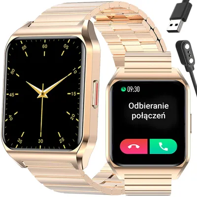 Smartwatch unisex Rubicon rnce89 - wykonywanie połączeń, własne tarcze (sr035b)