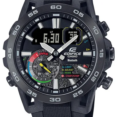 Zegarek męski Casio edifice 48mm ecb-40mp-1a bluetooth + box