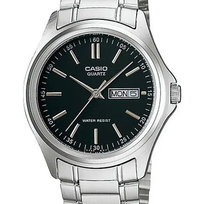 Klasyczny zegarek męski Casio mtp-1239d-1a - multidata + box