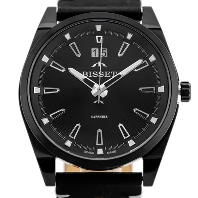 Zegarek męski Bisset bscf40 (zb095c) - szafirowe szkło