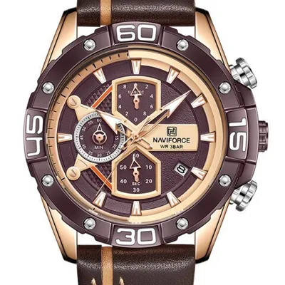 Zegarek męski Naviforce nf8018 - chronograf (zn122d) + box
