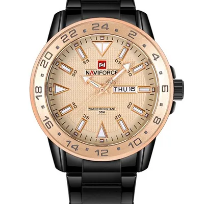 Zegarek męski Naviforce - nf9109 (zn064e) - rosegold/black