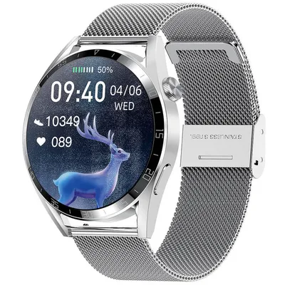 Smartwatch męski Pacific 42-02 - rozmowy bluetooth, asystent głosowy (sy035b)