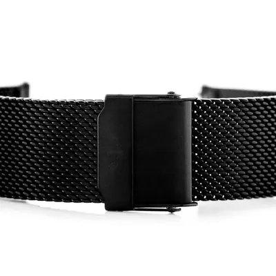 Bransoleta Bisset (bb009e) - czarna 18mm