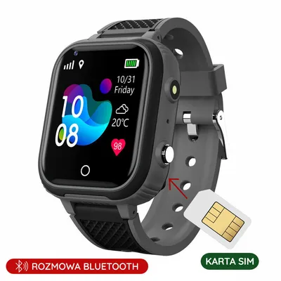Smartwatch dziecięcy Pacific 30-1 kids - black (sy026a)