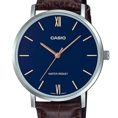 Zegarek męski Casio mtp-vt01l-2b + box
