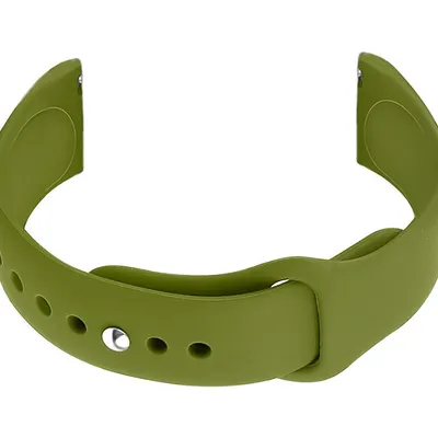 Pasek gumowy do zegarka u21 20mm - oliwkowy