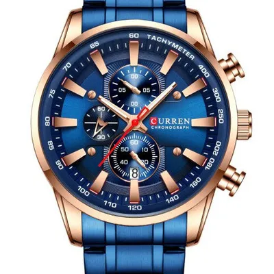 Zegarek męski Curren 8351 (zc022e) chronograf +box